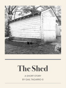 Title page for The Shed by Gail Tagarro Author