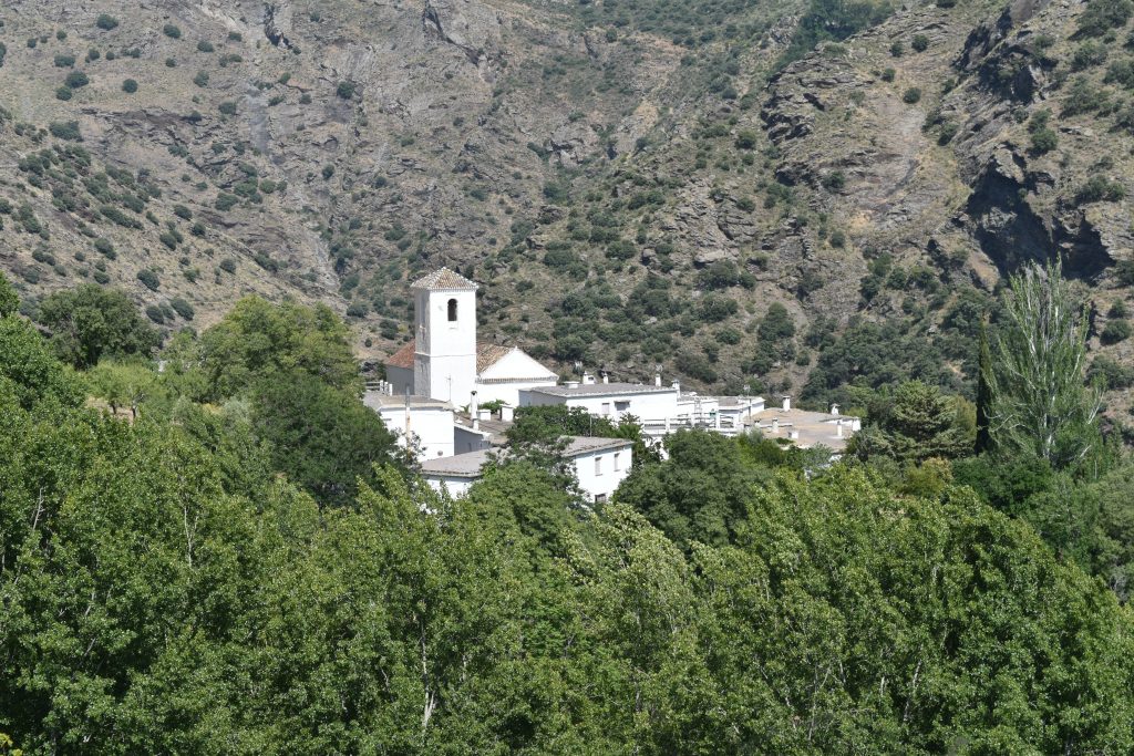 writers retreat in Spain Photo of whitewashed Spanish village in the Sierra Nevada