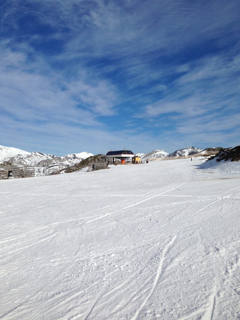 skifields near Leon