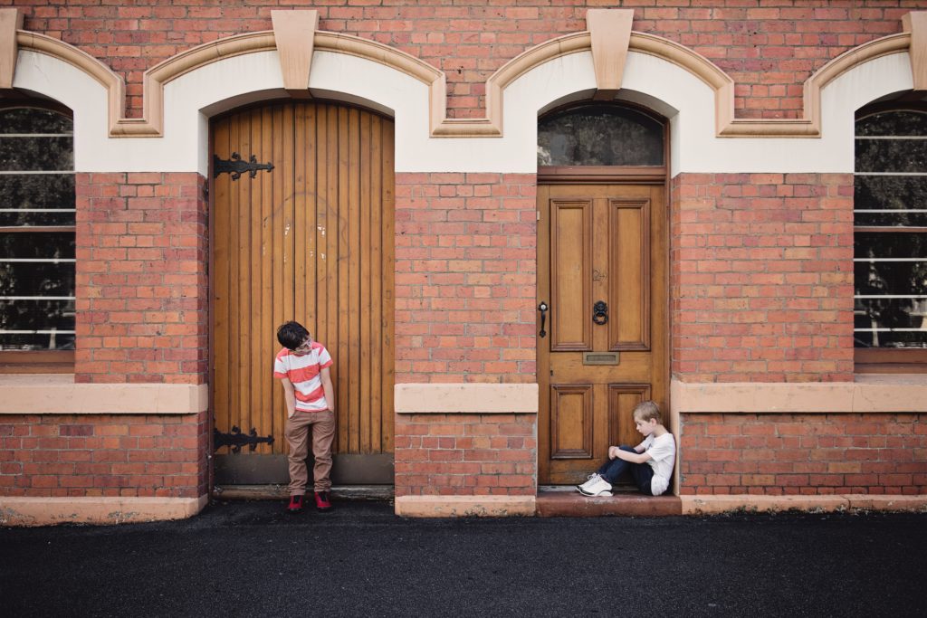 2 children in doorways for post perky writing tips and tricks