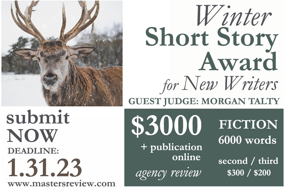 The Masters Review Winter Short Story Award for New Writers